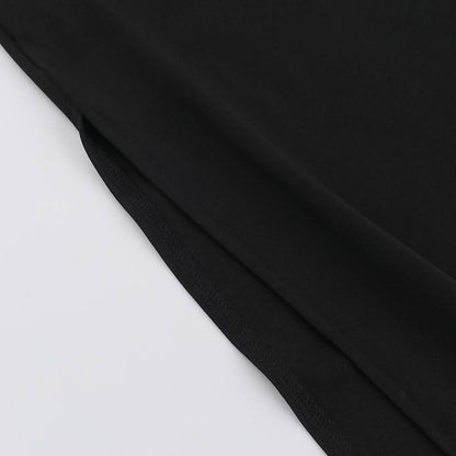 Beaded slit backless contrast tube maxi dress