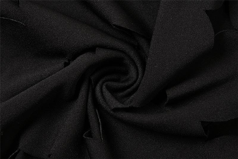 Hollow out backless sleeveless low cut solid cut out maxi dress