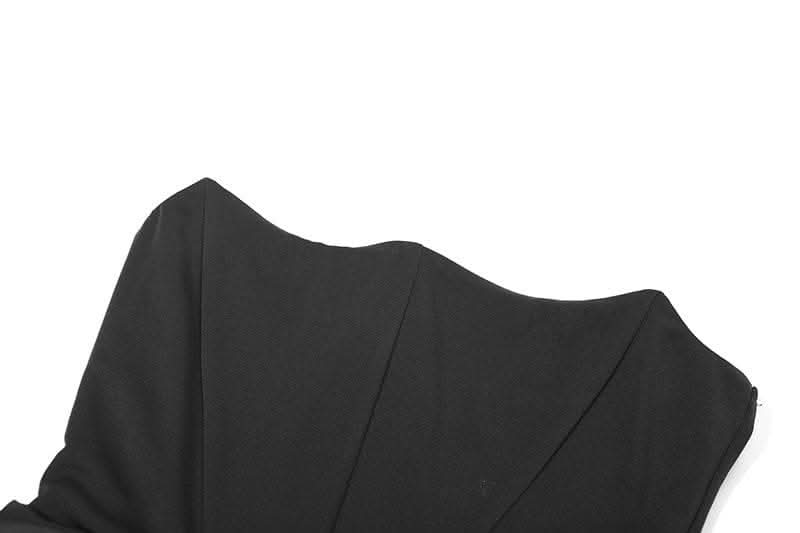 Corset solid ruched backless tube maxi dress-final-sale