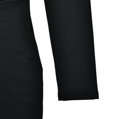 Long sleeve hollow out ruched solid jumpsuit
