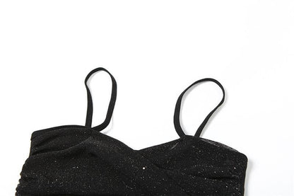 Textured long sleeve crewneck shrug 2 piece crop top