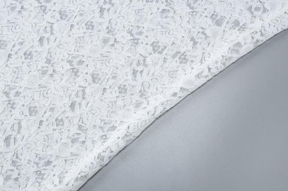 Lace see through solid tube maxi dress-final-sale