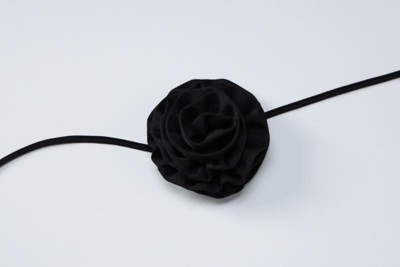 Flower applique solid backless v neck ribbon cami mini dress-final-sale