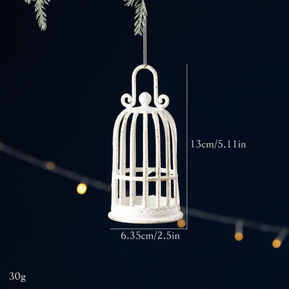 White bowknot christmas tree decor