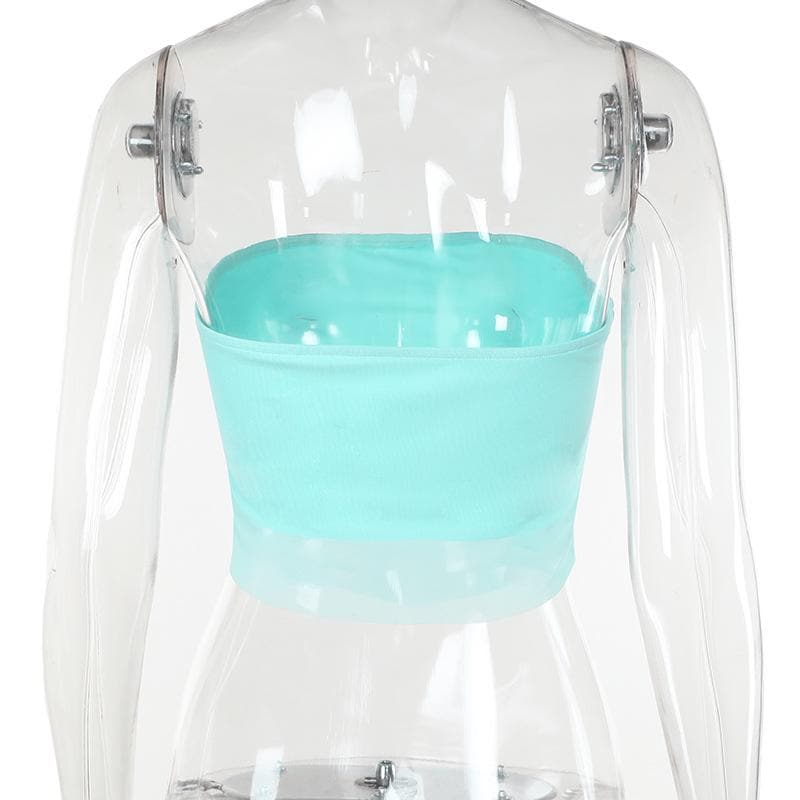 Flower applique mesh patchwork tube top