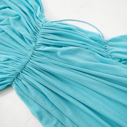 Ruched shrug tube mini skirt set