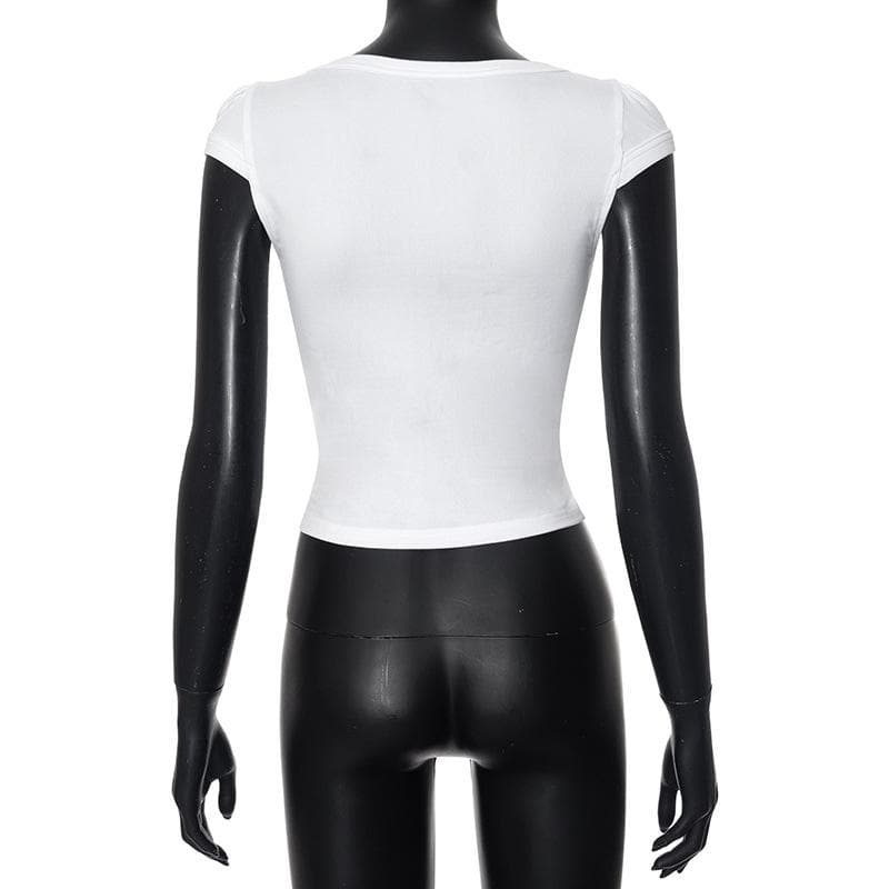 Cap sleeve v neck ruched solid top