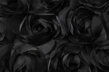 Flower applique solid mini skirt