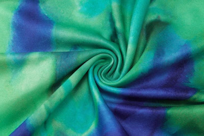 Tie dye ruffle cami maxi dress