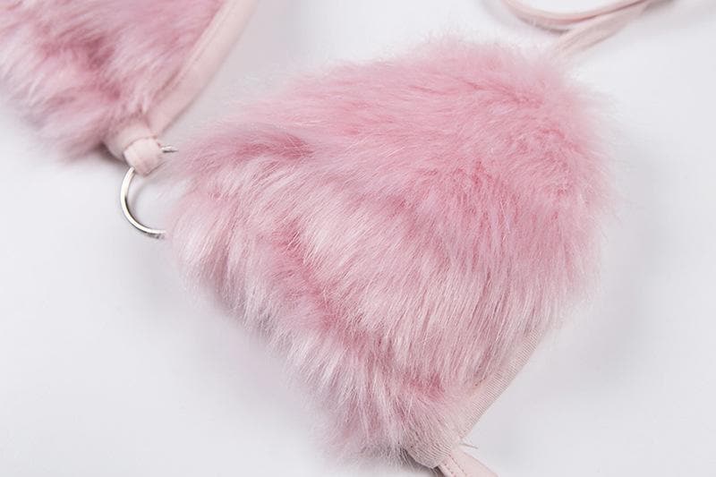 Furry Bra Top