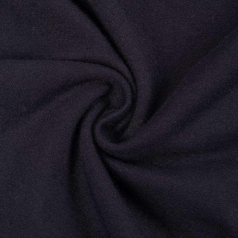 Fishnet patchwork hollow out short sleeve buckle cut out top