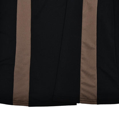 One shoulder irregular contrast cami maxi dress