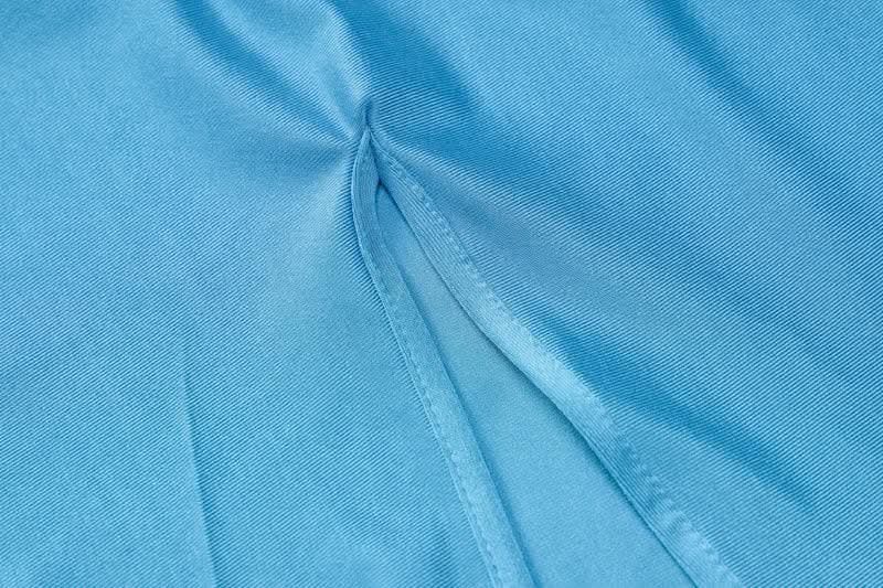 Short sleeve high neck slit solid maxi dress-final-sale