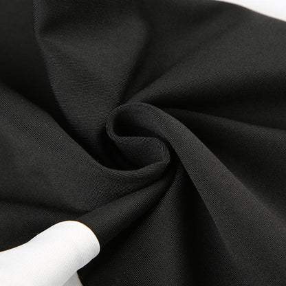 Stitch high rise contrast ruched pant