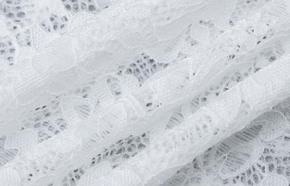 Lace ruched ruffle see through zip-up cami maxi dress