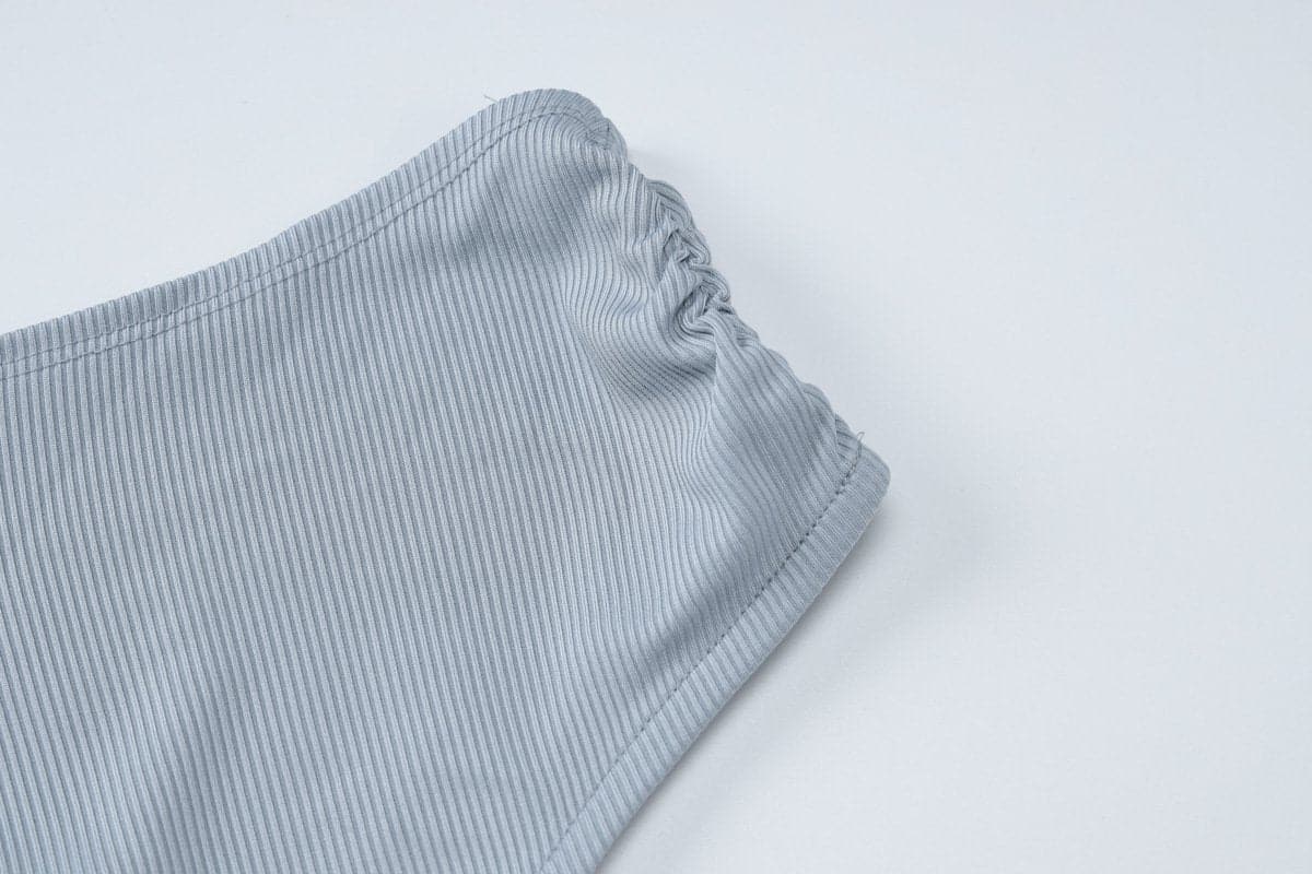 One shoulder ruched ribbed solid maxi dress