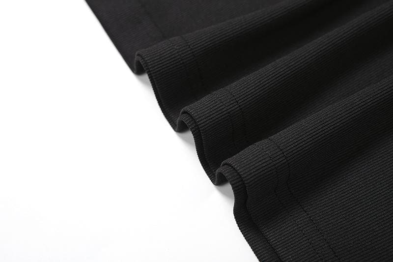 Halter Hollow out irregular solid cut out maxi dress