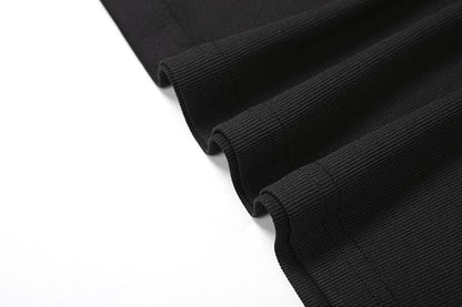 Halter Hollow out irregular solid cut out maxi dress