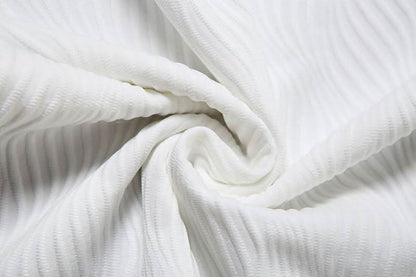 Long sleeve off shoulder textured solid maxi dress