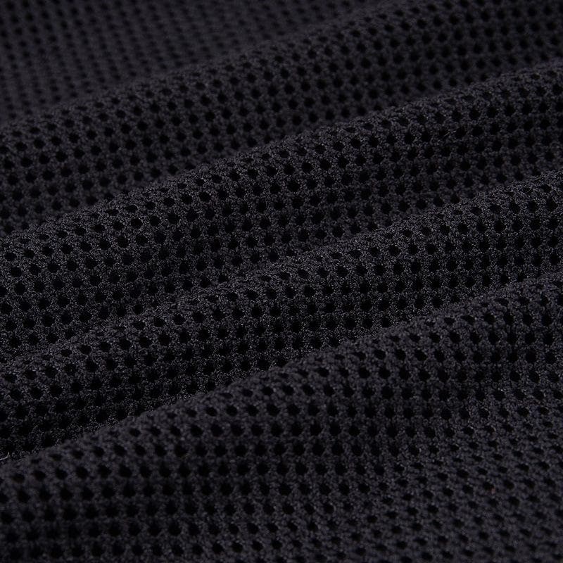 Fishnet patchwork hollow out short sleeve buckle cut out top