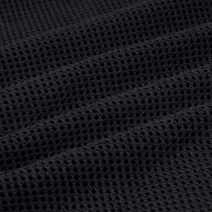 Fishnet patchwork hollow out short sleeve buckle cut out top