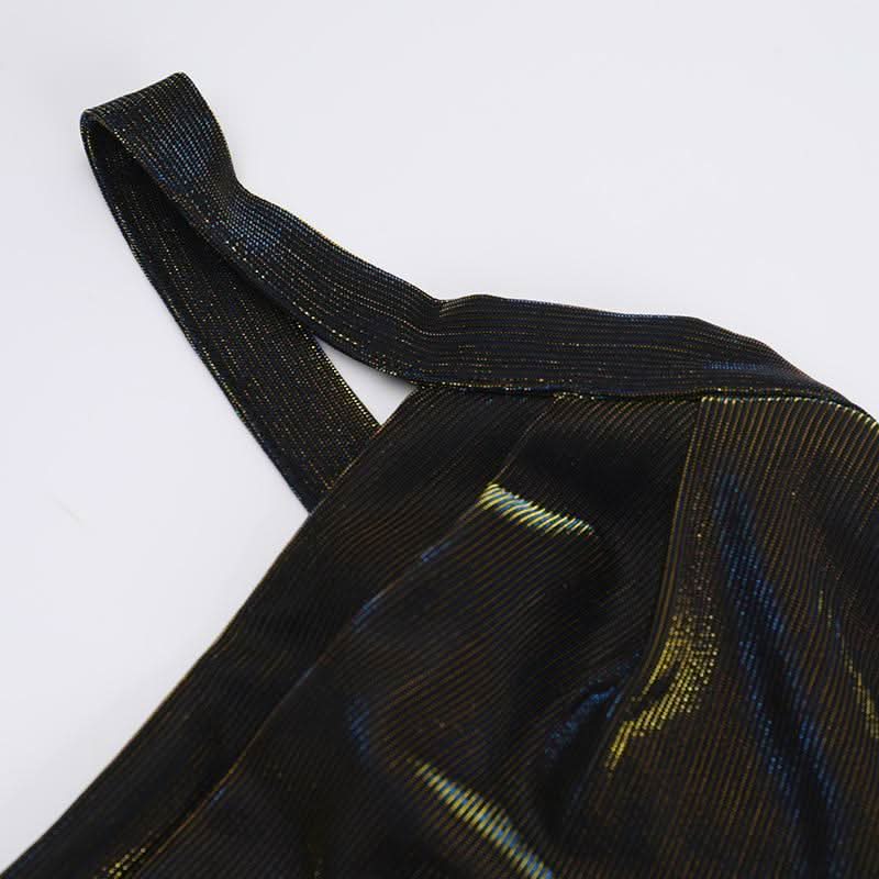 Square neck ruched lace up lace hem maxi dress