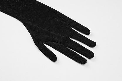 High slit gloves glitter sweetheart neck cami maxi dress-final-sale