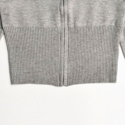 Long sleeve zip-up hoodie drawstring solid pant set