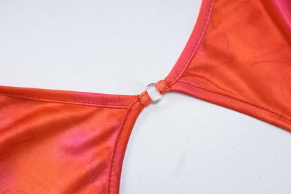 Long sleeve solid mesh slit v neck ruffle hollow out cut out maxi dress-final-sale