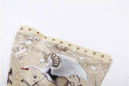 Abstract print contrast self tie backless tube crop top