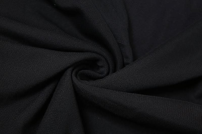 Cowl neck mesh ruffle slit irregular solid cami maxi dress-final-sale