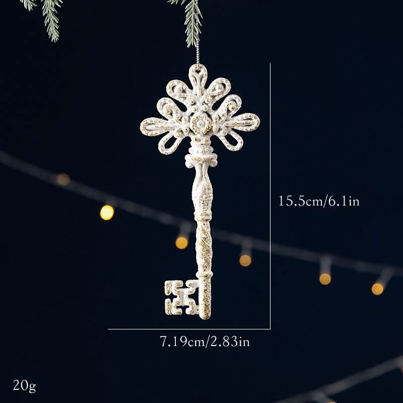 White bowknot christmas tree decor