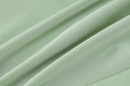 Cowl neck satin backless ruffle cami maxi dress