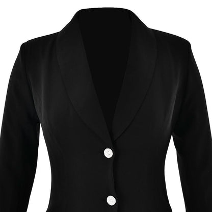 Turnover collar long sleeve v neck button pleated mini dress