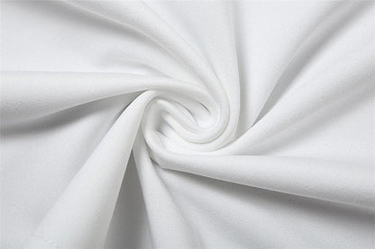 Irregular one shoulder high slit o ring self tie maxi dress