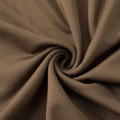 V neck long sleeve cowl neck solid maxi dress