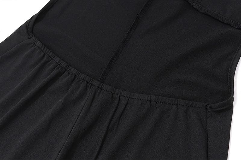 Deep V neck cross back backless ruched solid cami romper