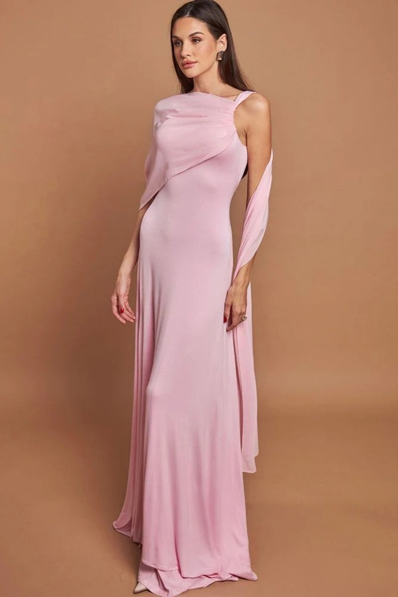 Pink Elegant Maxi Dresses