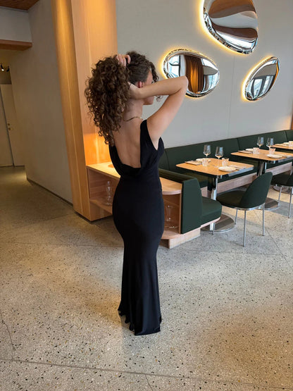 Emily | backless maxi dress