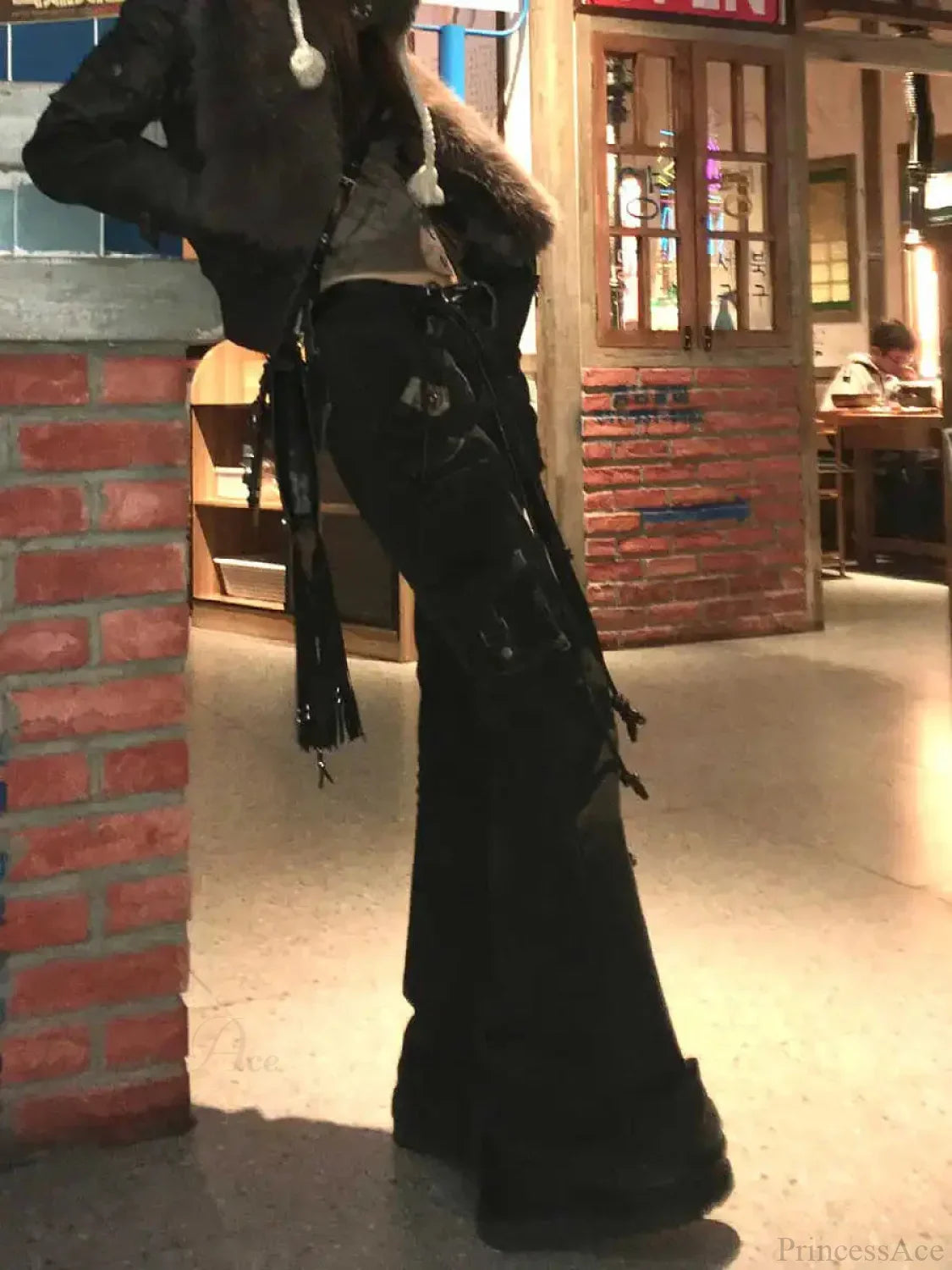 Korean Mysterious Grunge Cargo Pant