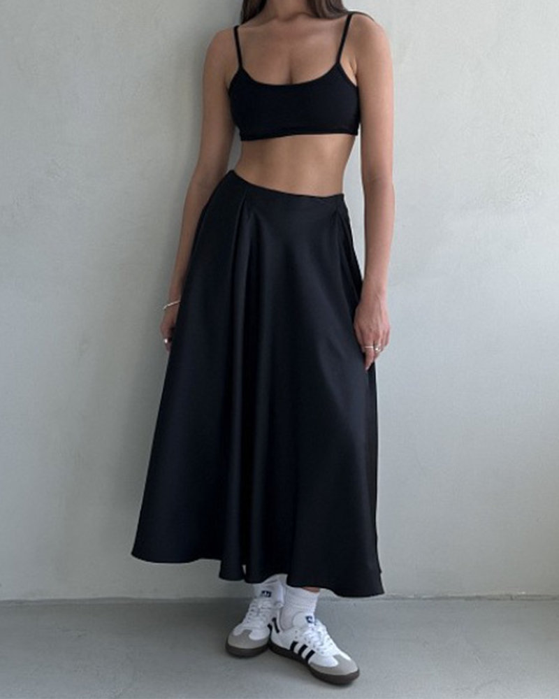 Elegant High-Waisted Skirt