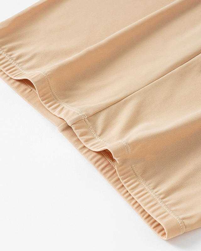 Safety Bottom Shorts 2 in 1 With Inner Crotch and No Curling