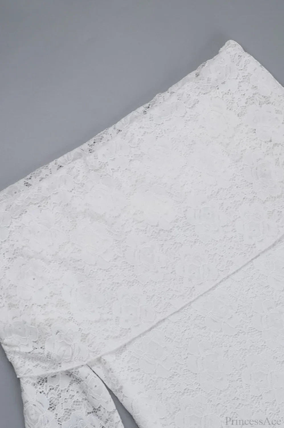 Lace Embroidered Off Shoulder Fitted Maxi Dress