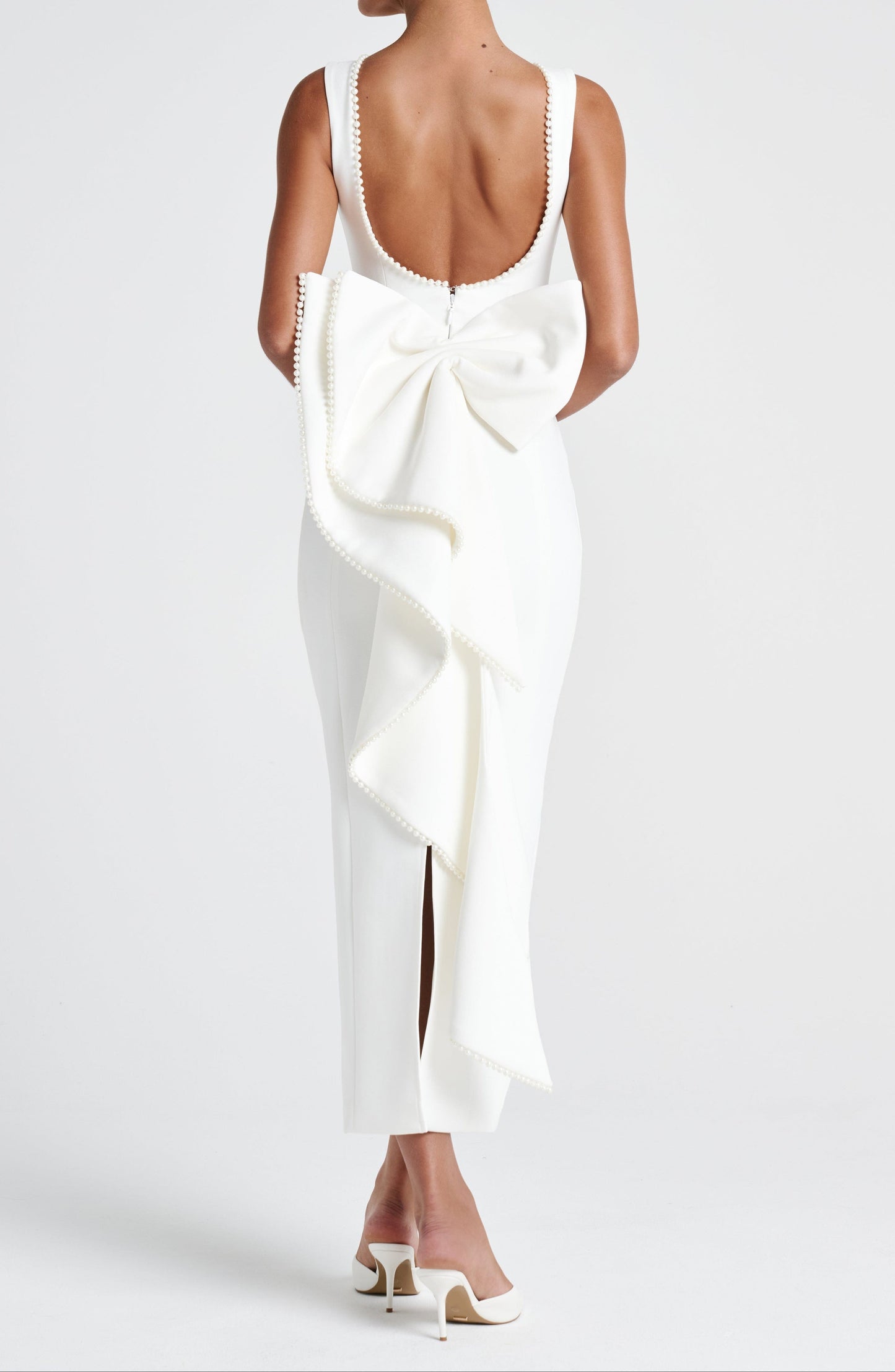 Abril Midaxi Dress - Ivory