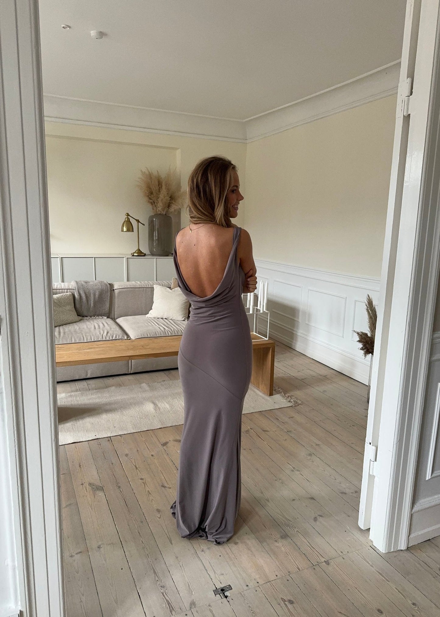 Emily | backless maxi dress