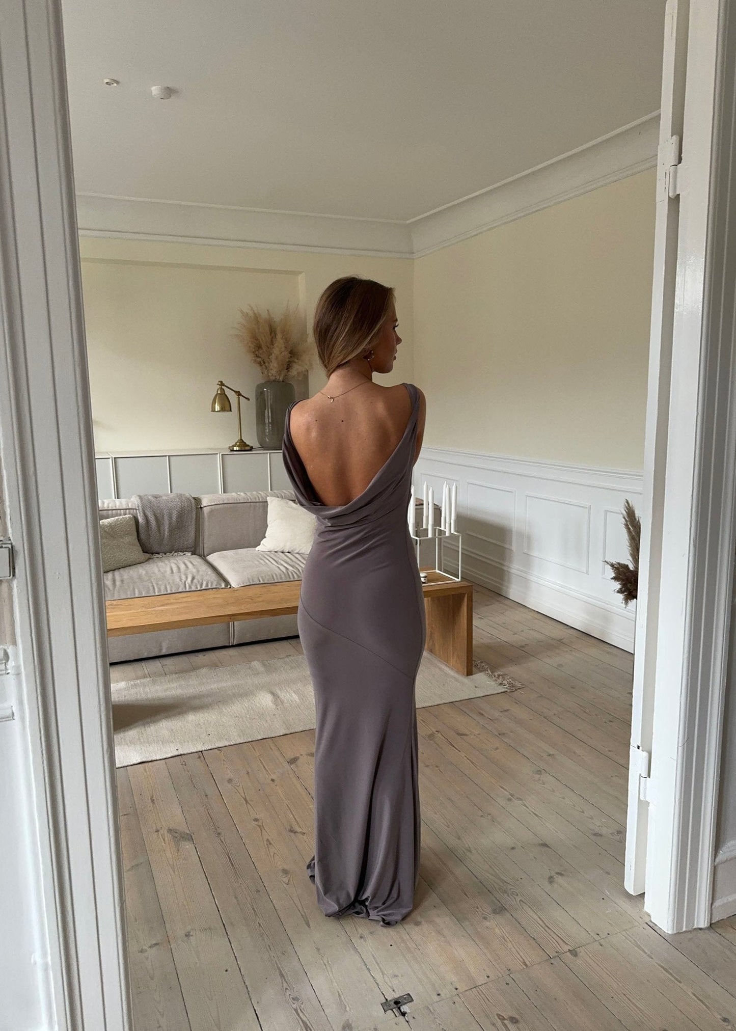 Emily | backless maxi dress