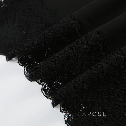 Adalae Bodycon Lace Mini Skirt