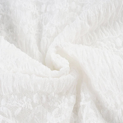 Alianny Eyelet Lace Midi Skirt