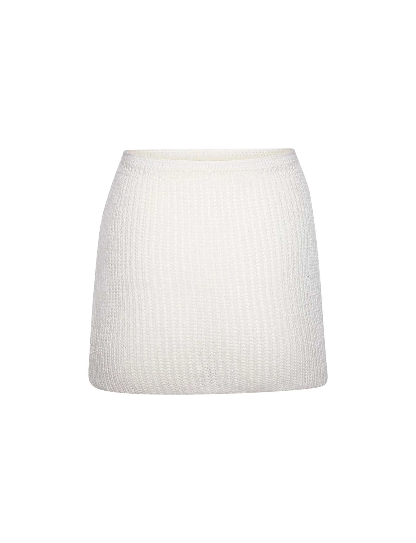 Alyssia Crochet Mini Skirt