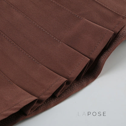 Amaria Brown Puff Sleeve Top